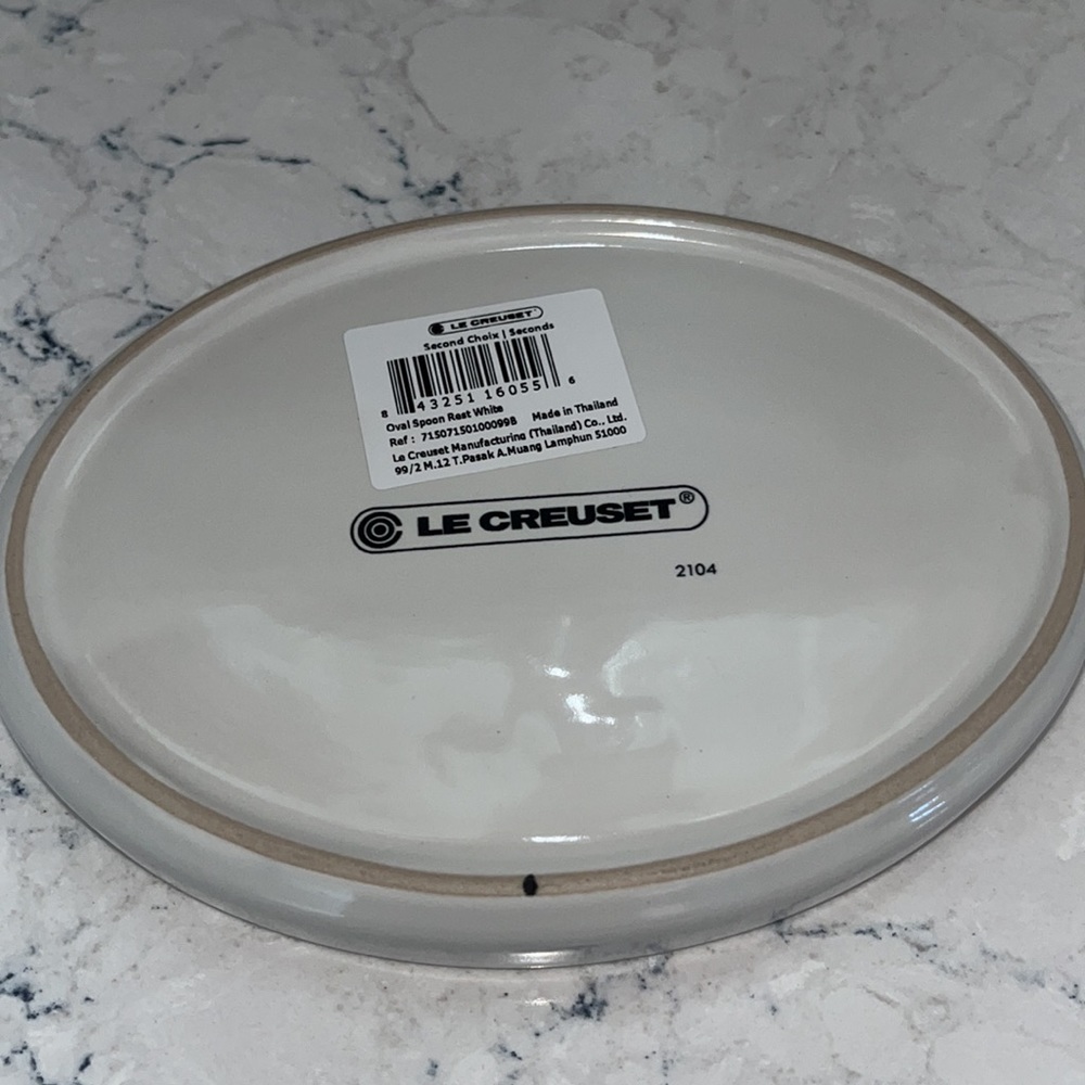 Le Creuset spoon rest in white NWT - Picture 3 of 4